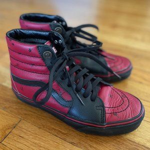 💯 Vans x Marvel | Deadpool Sk8-Hi Sneakers